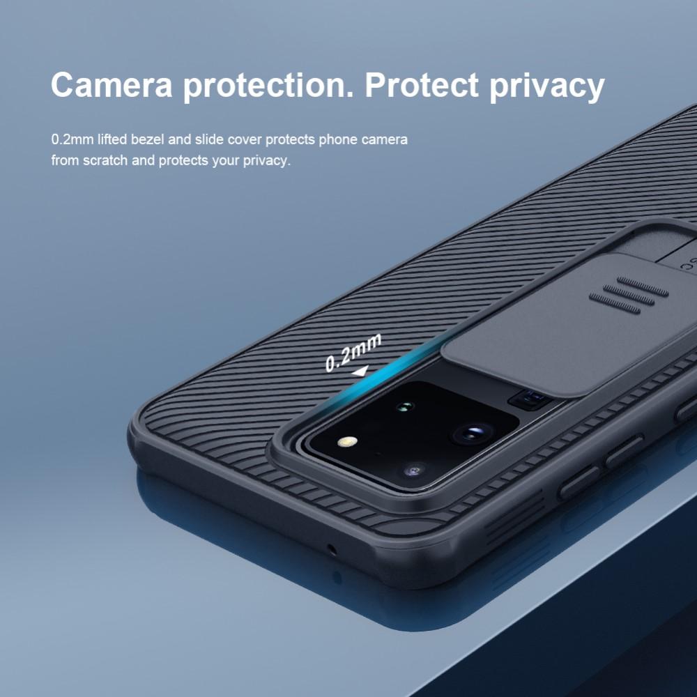Samsung Galaxy S20 Ultra Cover med kamerabeskyttelse - CamShield, Sort