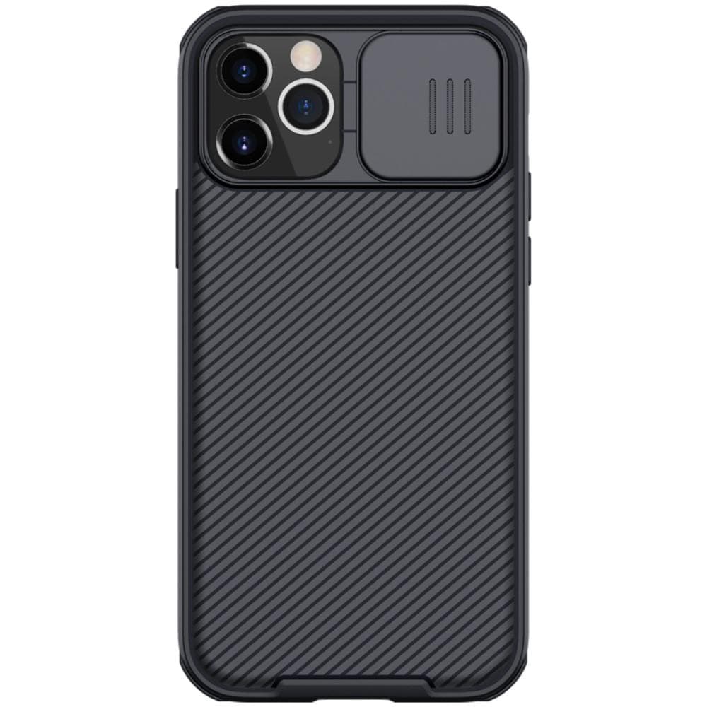 iPhone 12/iPhone 12 Pro Cover med kamerabeskyttelse - CamShield, Sort