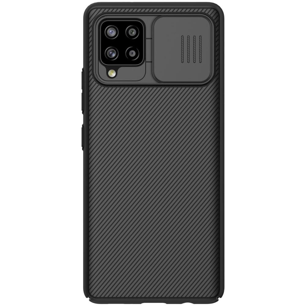 Samsung Galaxy A42 Cover med kamerabeskyttelse - CamShield, Sort