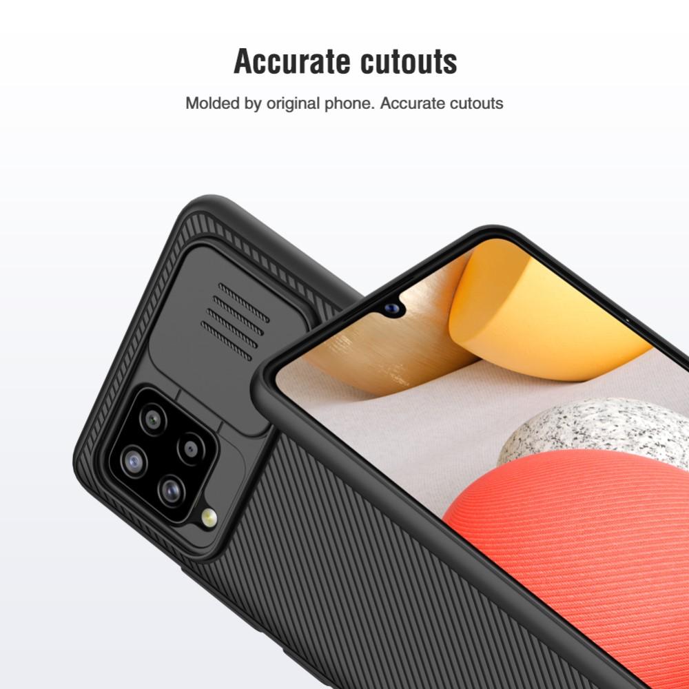 Samsung Galaxy A42 Cover med kamerabeskyttelse - CamShield, Sort
