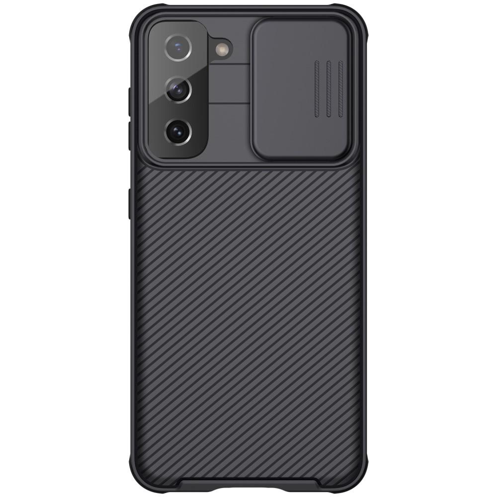 Samsung Galaxy S21 Cover med kamerabeskyttelse - CamShield, Sort