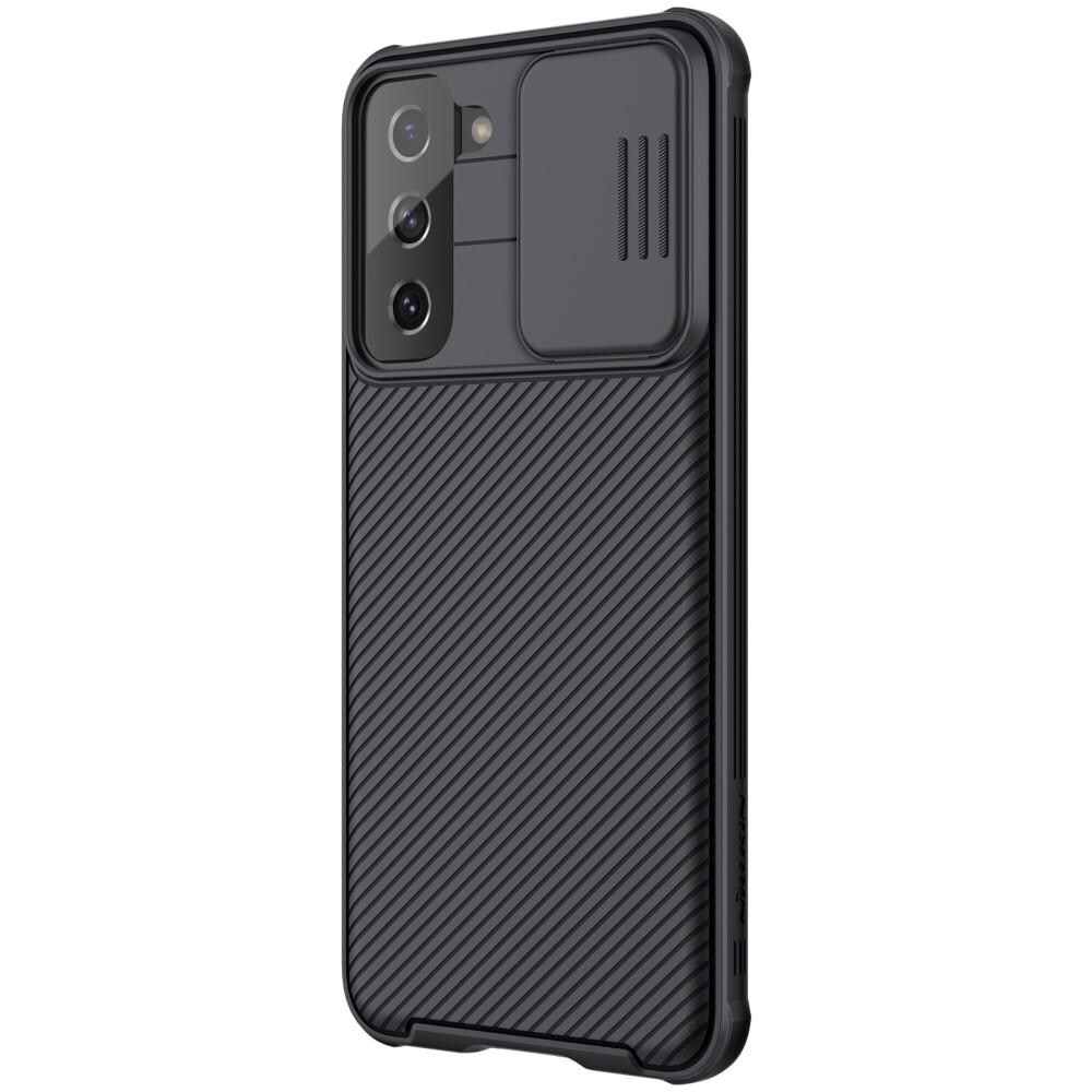 Samsung Galaxy S21 Cover med kamerabeskyttelse - CamShield, Sort