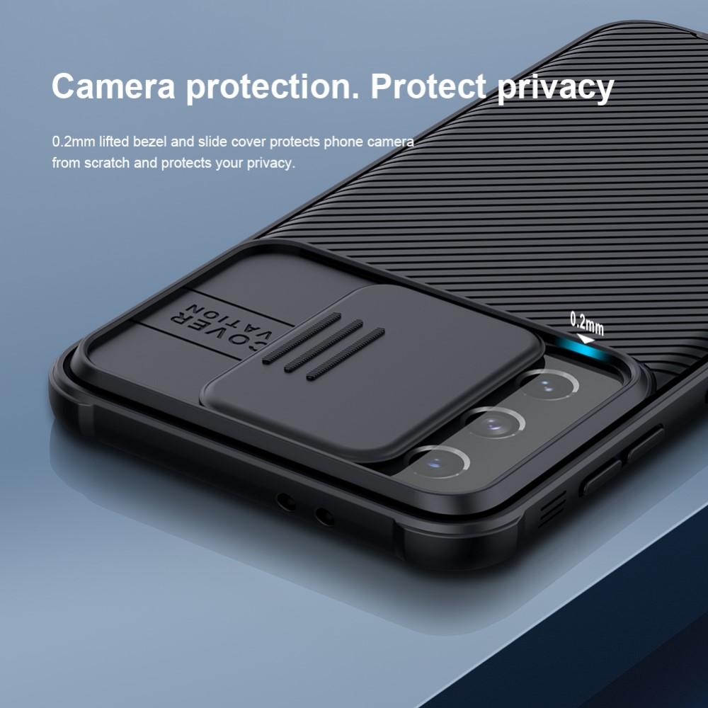 Samsung Galaxy S21 Cover med kamerabeskyttelse - CamShield, Sort