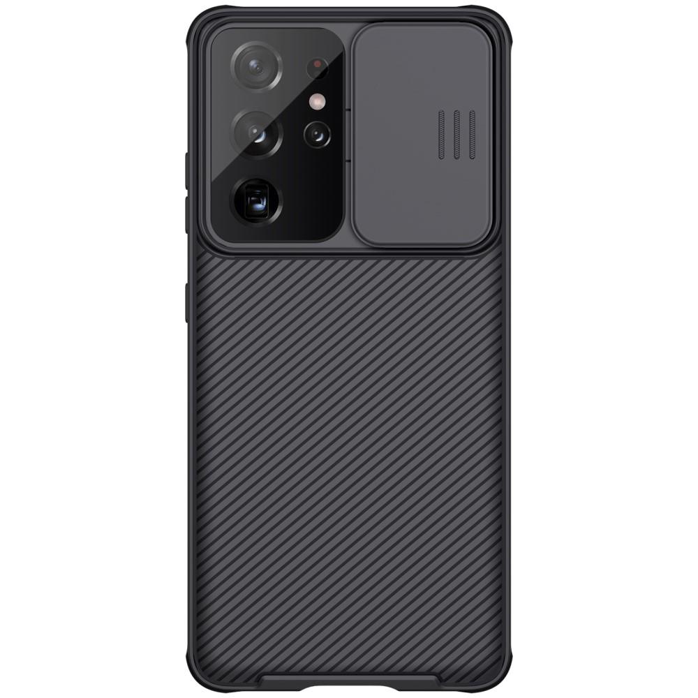 Samsung Galaxy S21 Ultra Cover med kamerabeskyttelse - CamShield, Sort