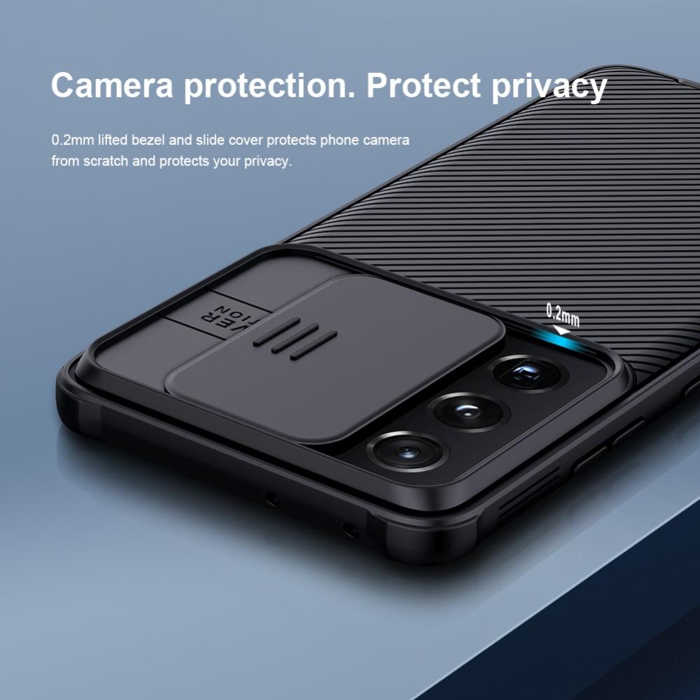 Samsung Galaxy S21 Ultra Cover med kamerabeskyttelse - CamShield, Sort