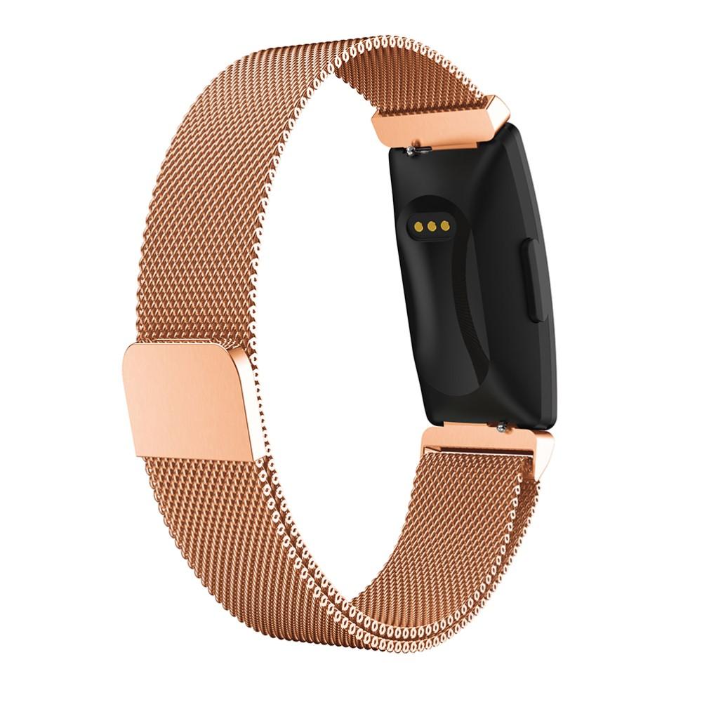 Fitbit Inspire/Inspire HR/Inspire 2 Armbånd Milanese Loop, Rose guld