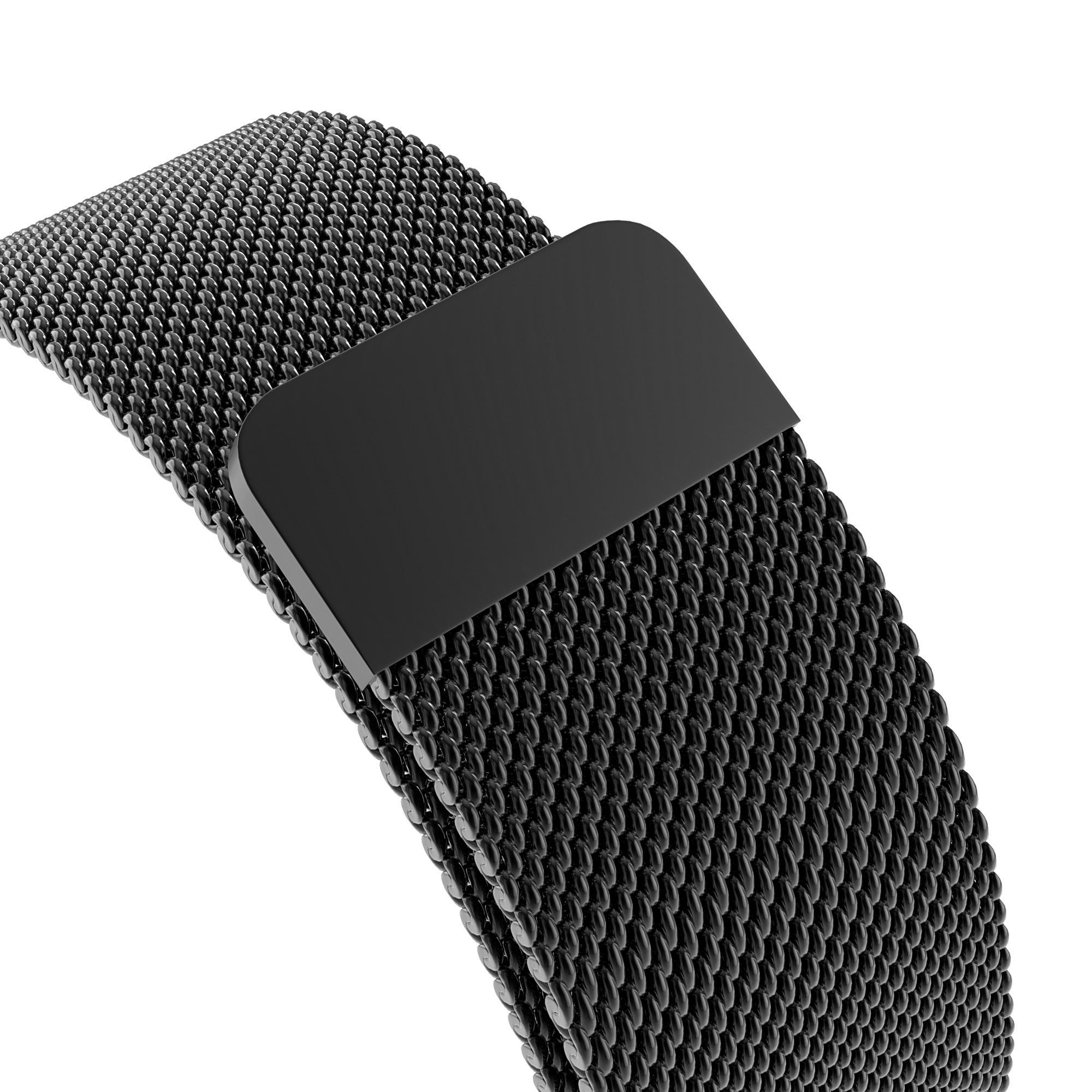 Apple Watch Ultra 49mm 1st Gen Armbånd Milanese Loop, Sort