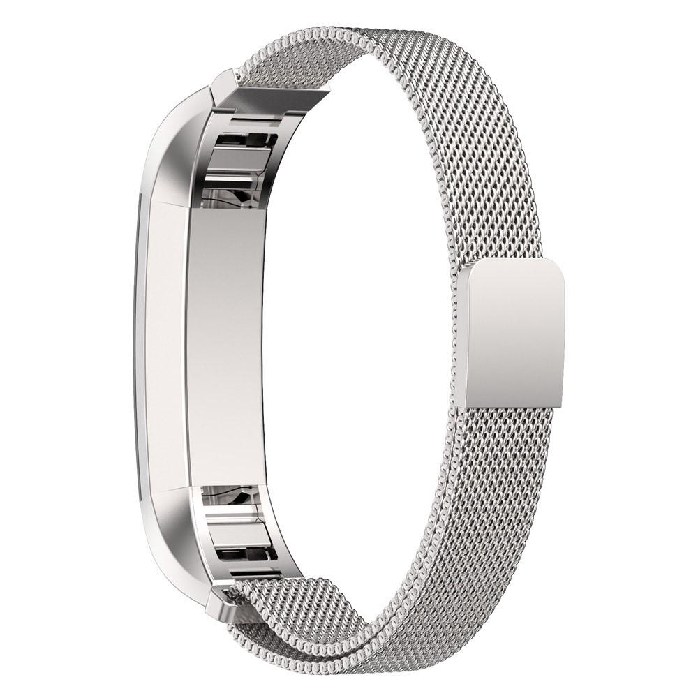 Fitbit Alta HR/Alta Armbånd Milanese Loop, Sølv