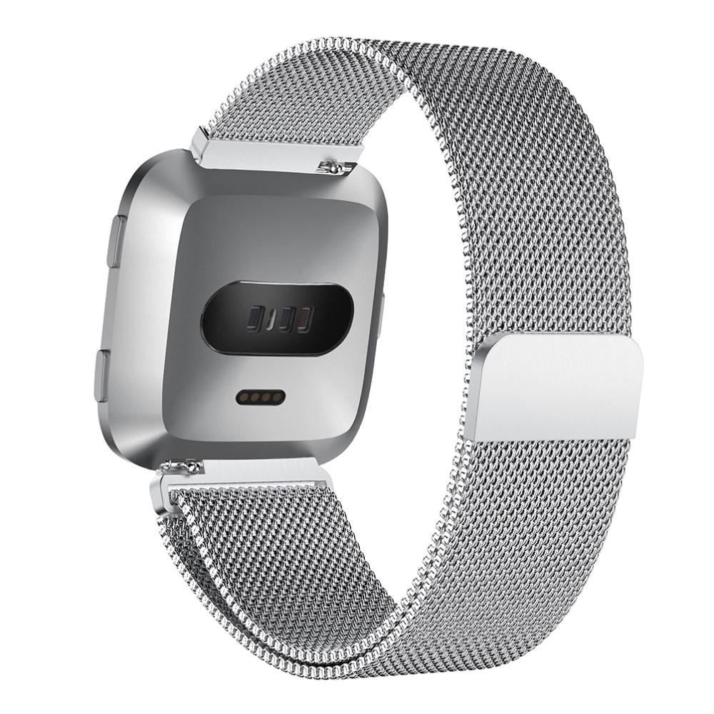 Fitbit Versa/Versa 2 Armbånd Milanese Loop, Sølv