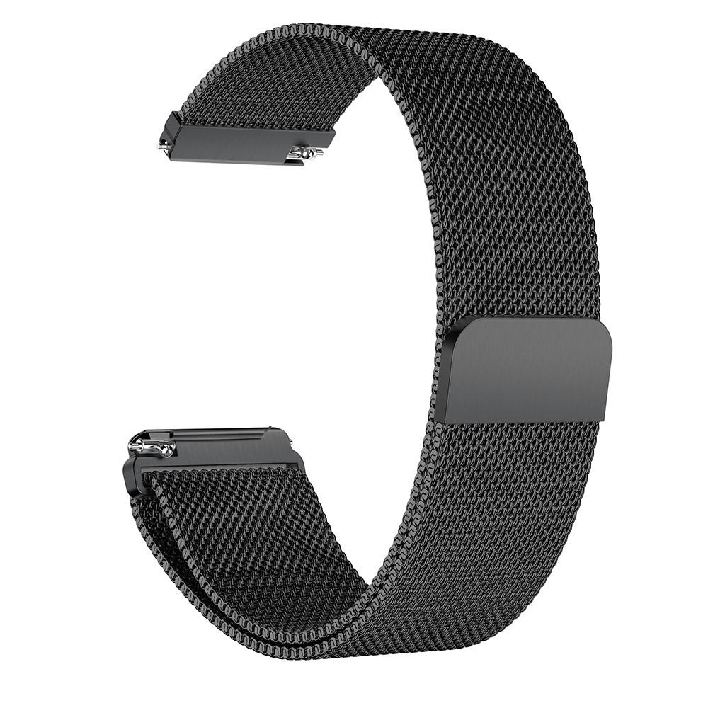 Fitbit Versa/Versa 2 Armbånd Milanese Loop, Sort