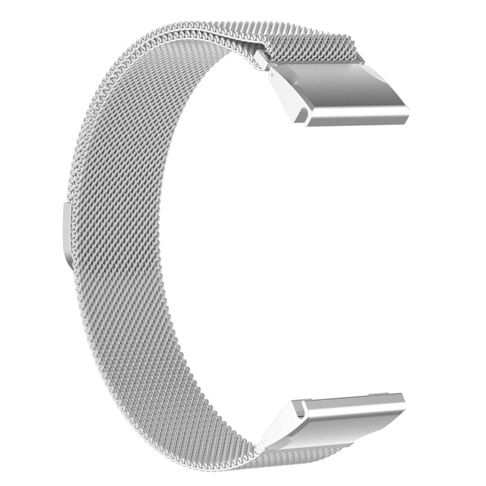 Garmin Fenix 8 47mm Armbånd Milanese Loop, Sølv