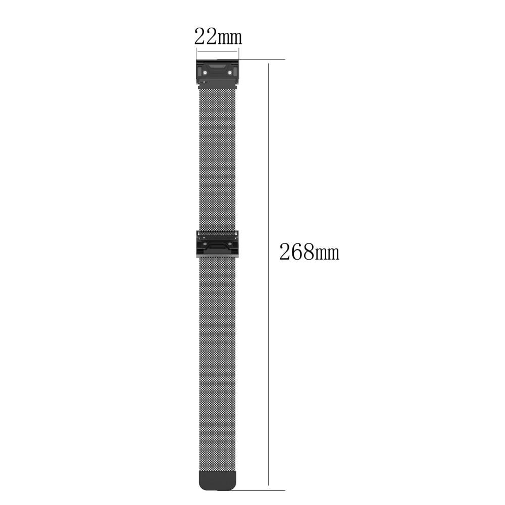 Garmin Forerunner 965 Armbånd Milanese Loop, Sort