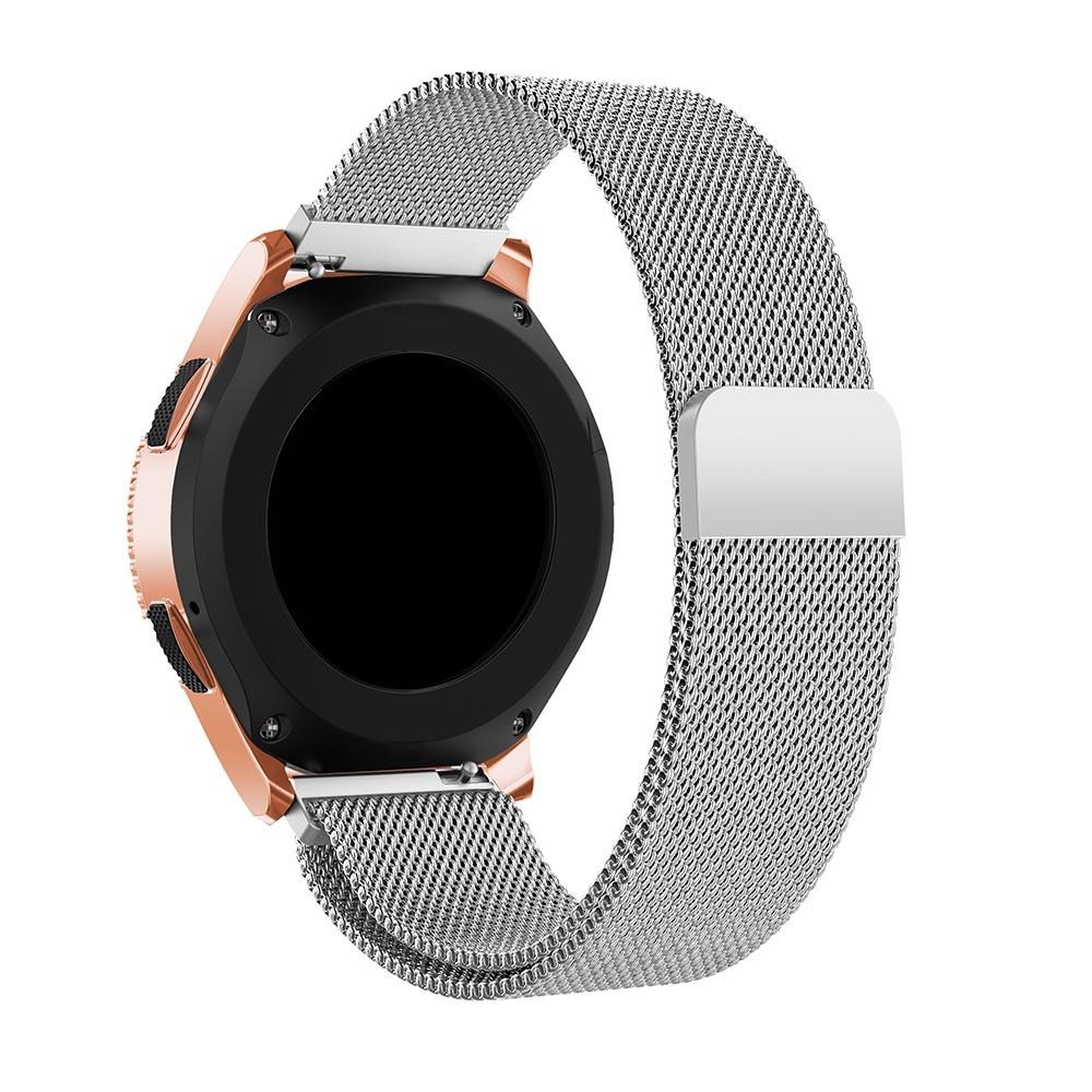 Samsung Galaxy Watch 42mm Armbånd Milanese Loop, Sølv