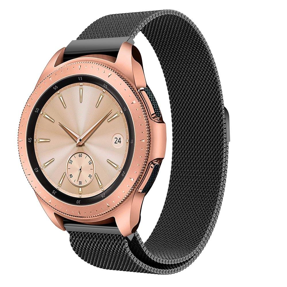 Samsung Galaxy Watch 42mm Armbånd Milanese Loop, Sort
