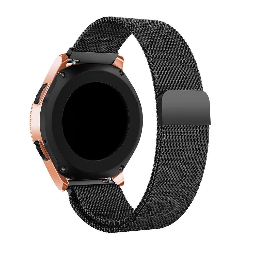 Samsung Galaxy Watch 42mm Armbånd Milanese Loop, Sort