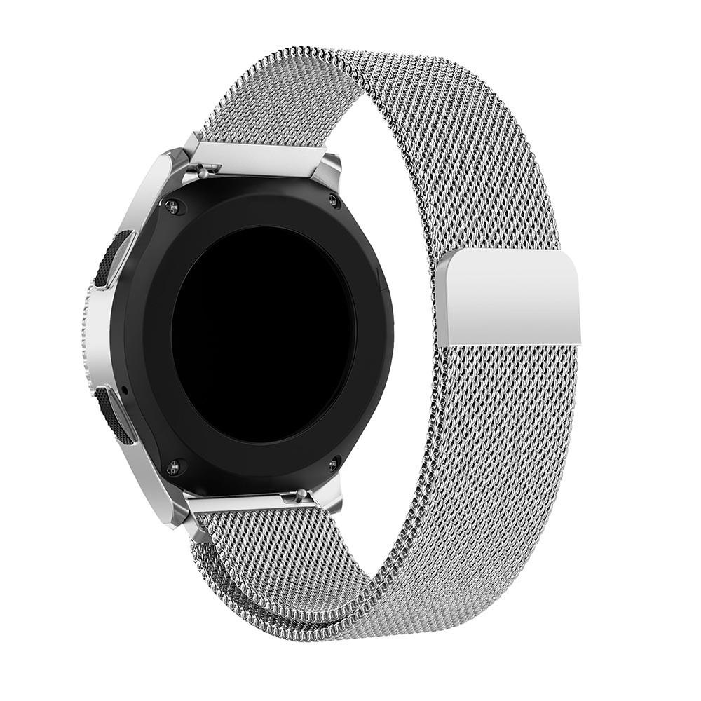 Samsung Galaxy Watch 46mm Armbånd Milanese Loop, Sølv