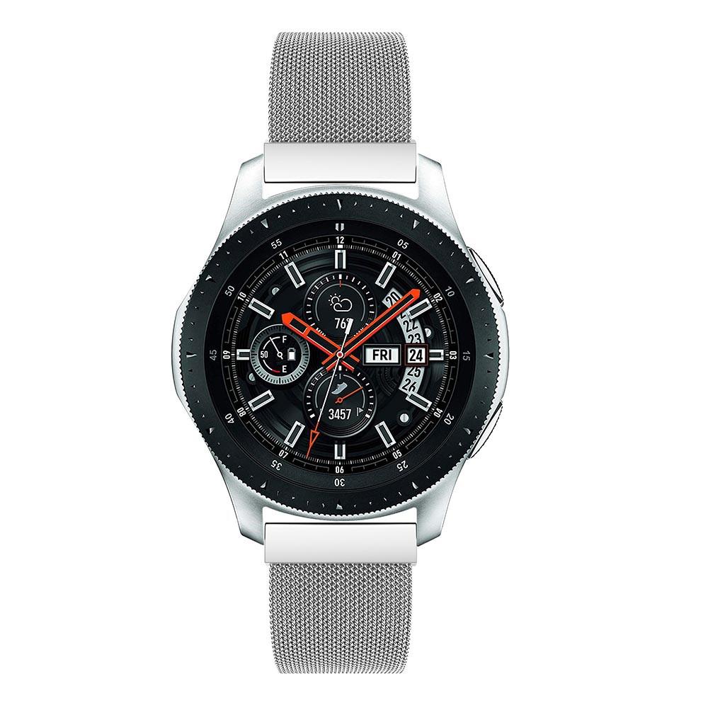 Samsung Galaxy Watch 46mm Armbånd Milanese Loop, Sølv