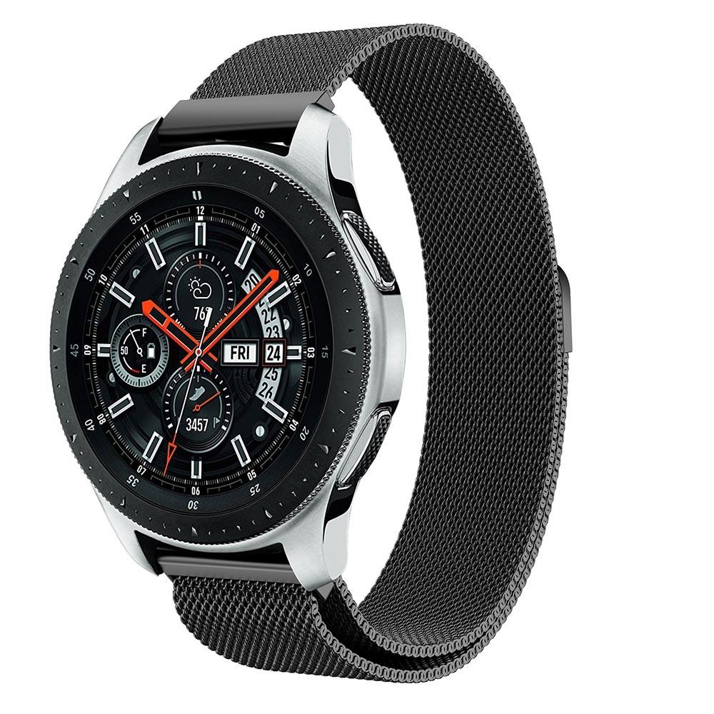 Samsung Galaxy Watch 46mm Armbånd Milanese Loop, Sort