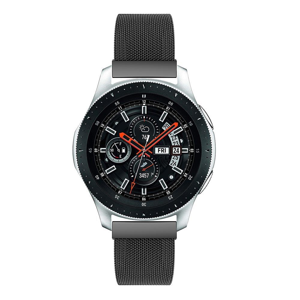 Samsung Galaxy Watch 46mm Armbånd Milanese Loop, Sort