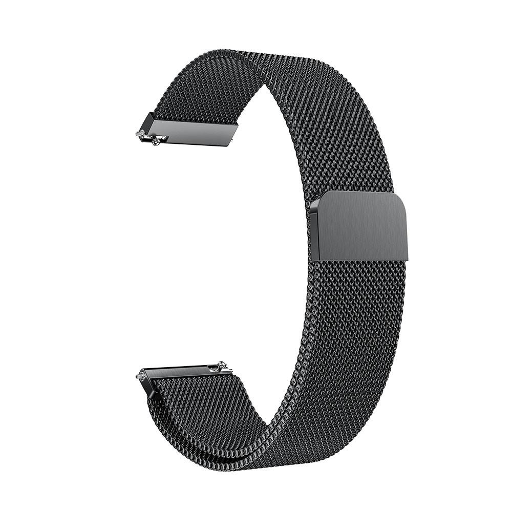 Samsung Gear Sport Armbånd Milanese Loop, Sort