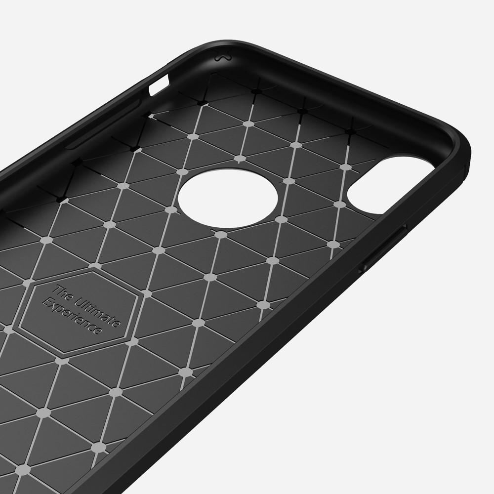 iPhone Xr TPU-cover Brushed, Sort