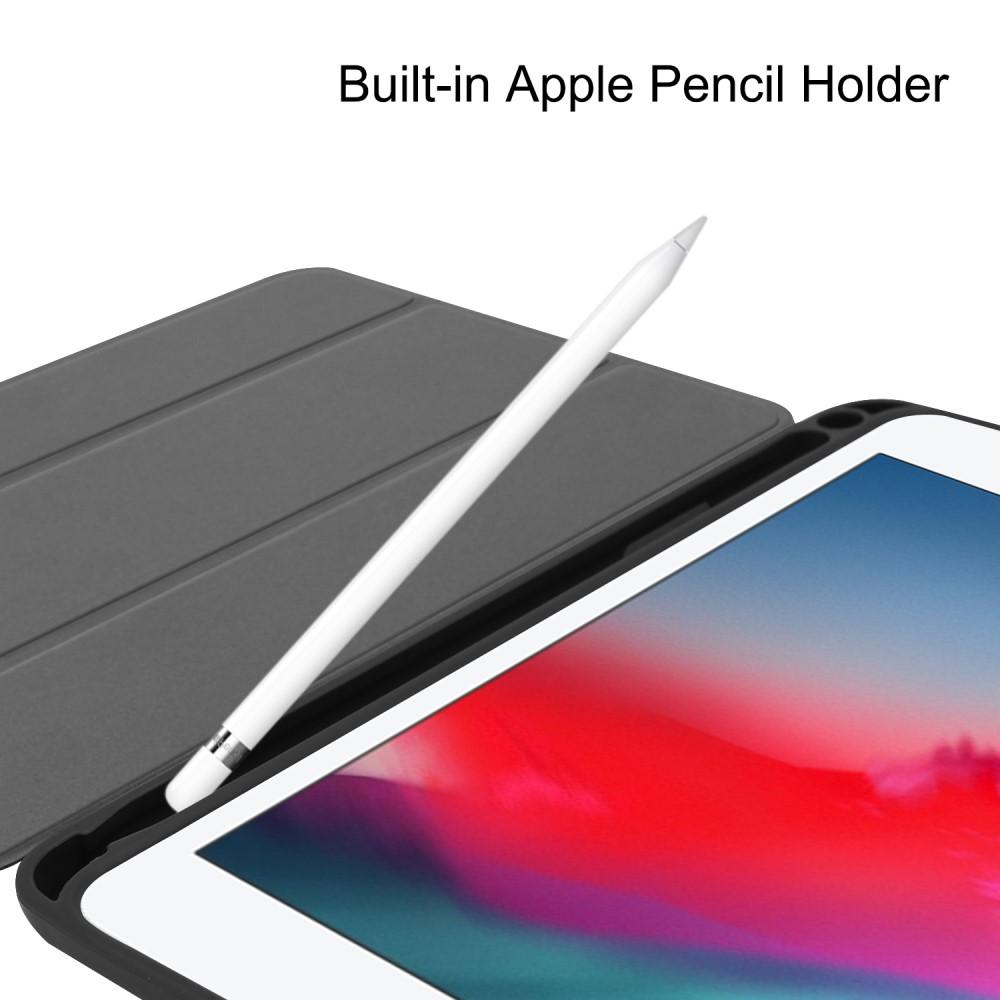 Apple iPad Mini 5th Gen (2019) Tri-fold etui med penneholder, Sort