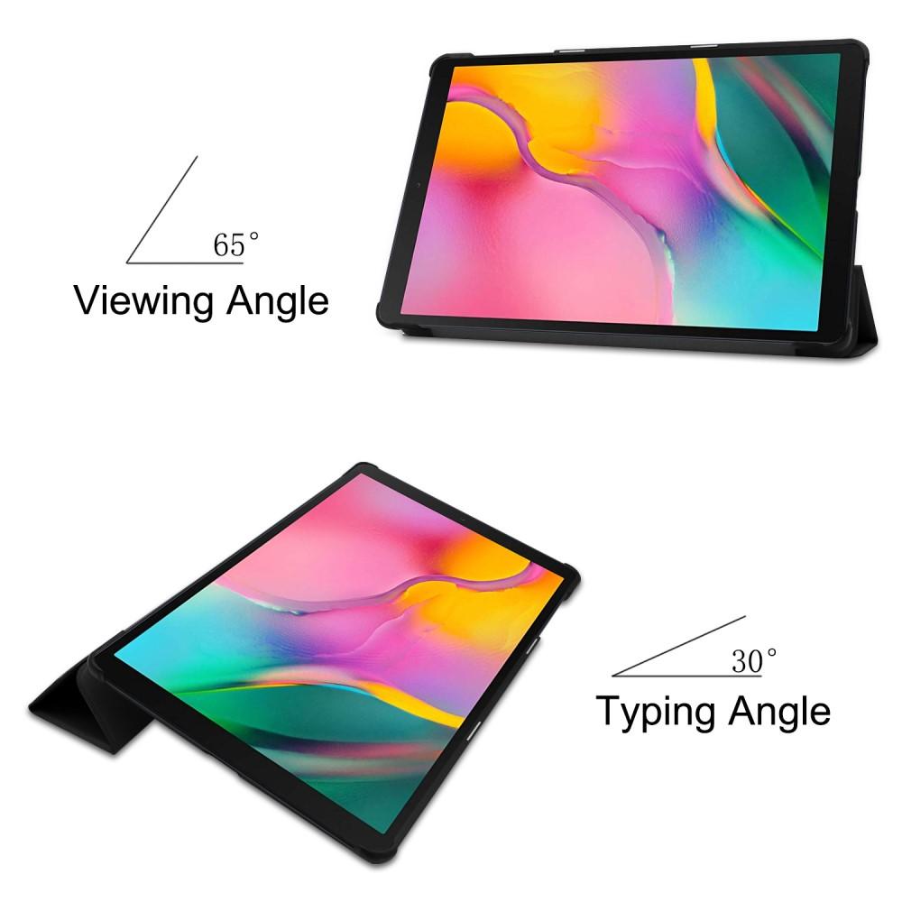 Samsung Galaxy Tab A 10.1 (2019) Tri-Fold etui, Sort