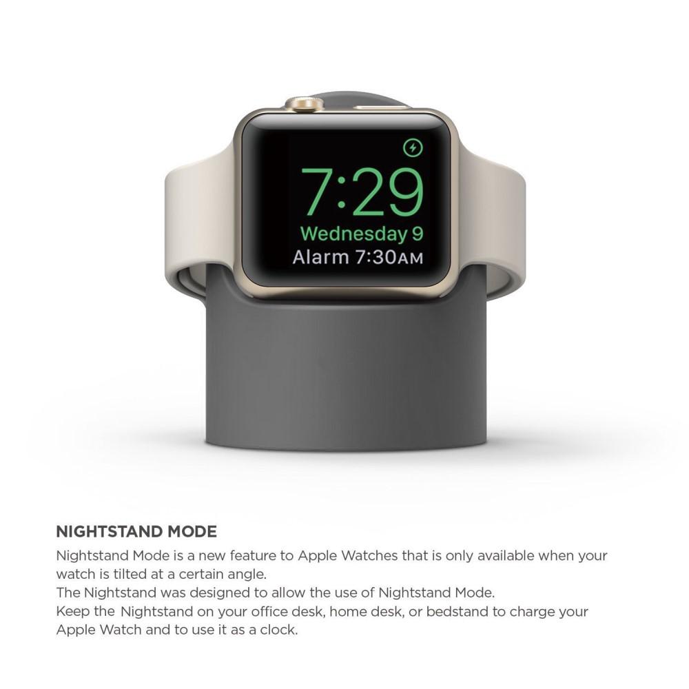 Apple Watch Opladningsstander i silikone, Grå