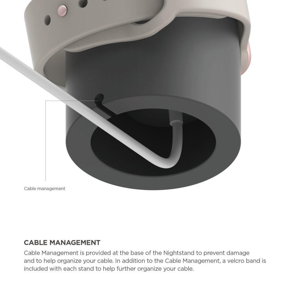 Apple Watch Opladningsstander i silikone, Grå