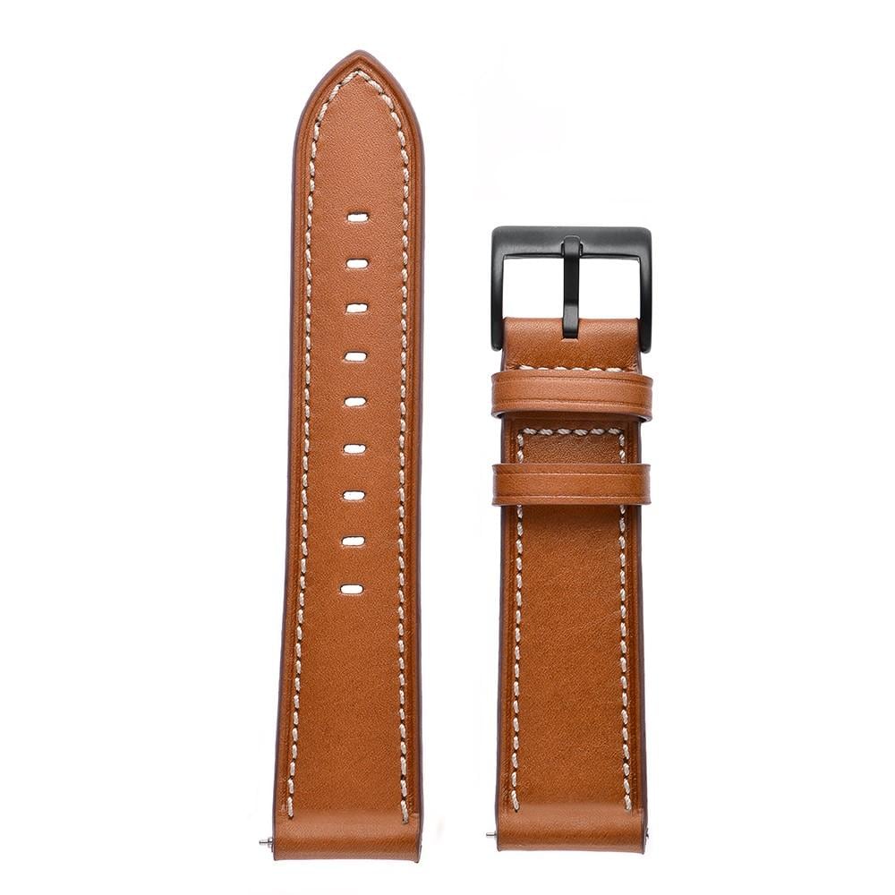 Samsung Galaxy Watch 42mm Armbånd i ægte læder, Cognac