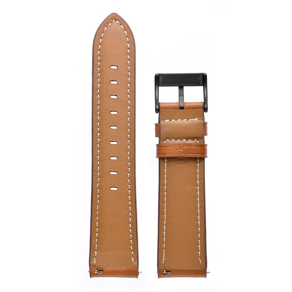Samsung Galaxy Watch 42mm Armbånd i ægte læder, Cognac