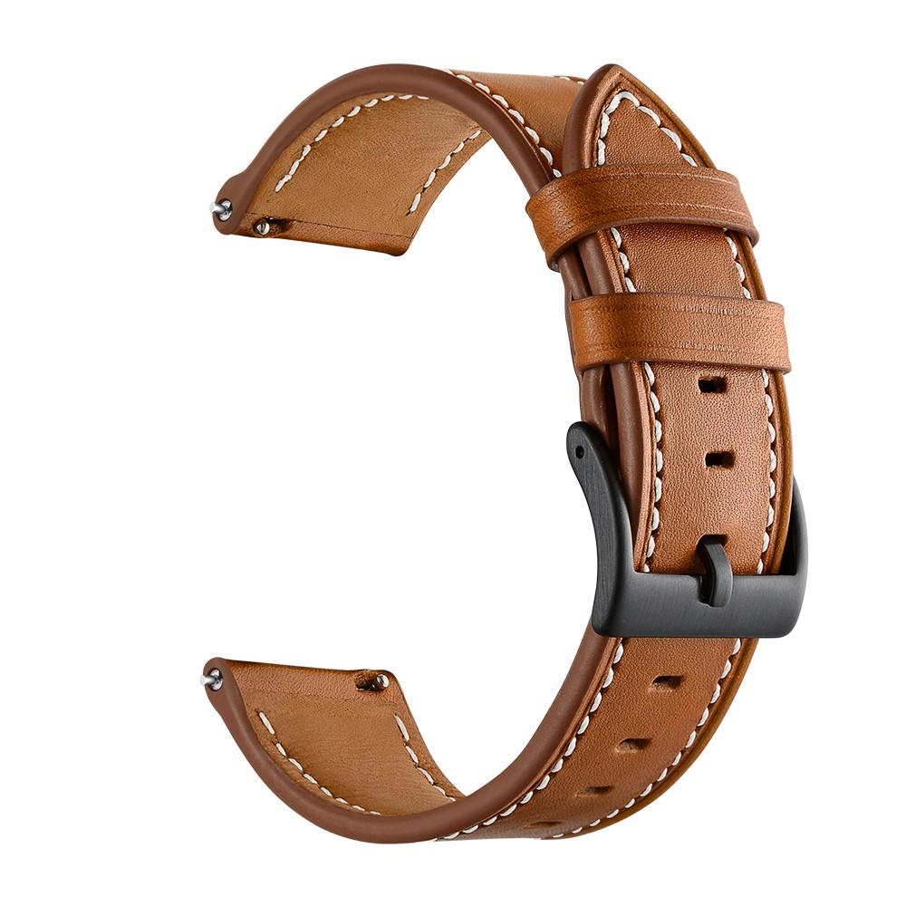Samsung Galaxy Watch 42mm Armbånd i ægte læder, Cognac