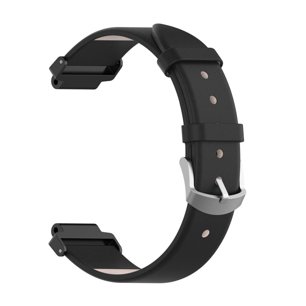 Garmin Forerunner 735 XT/Forerunner 235 Armbånd i ægte læder, Sort