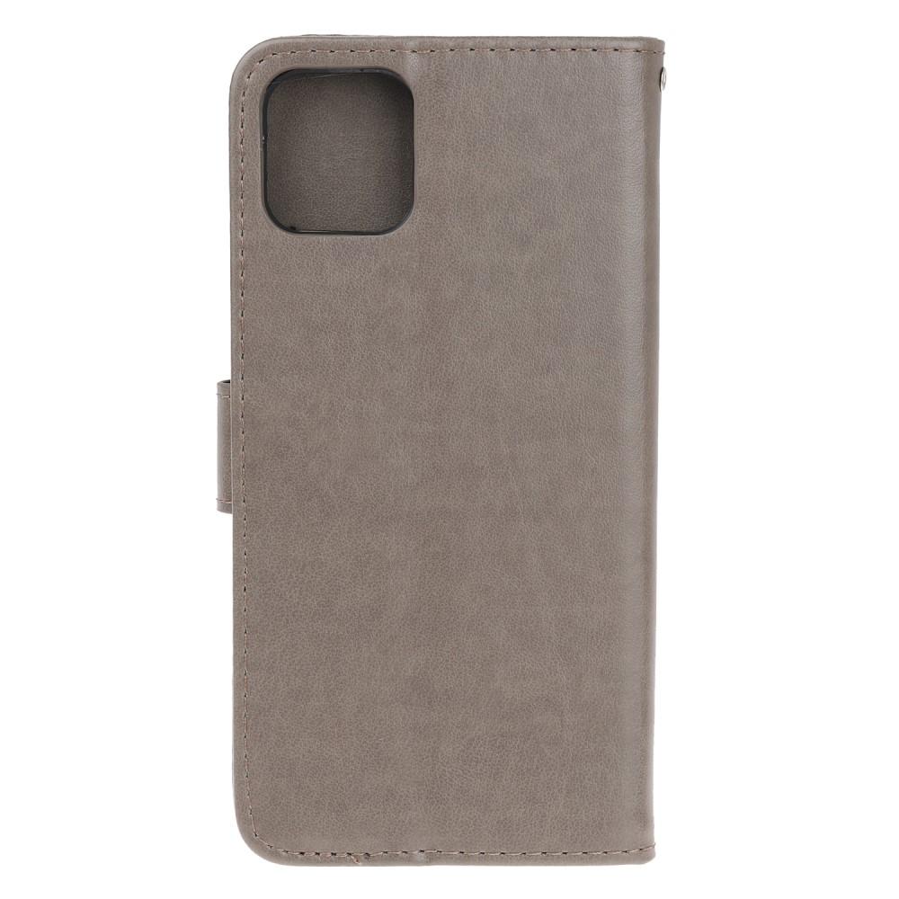 iPhone 11 Mobiletui med sommerfugle, Grå