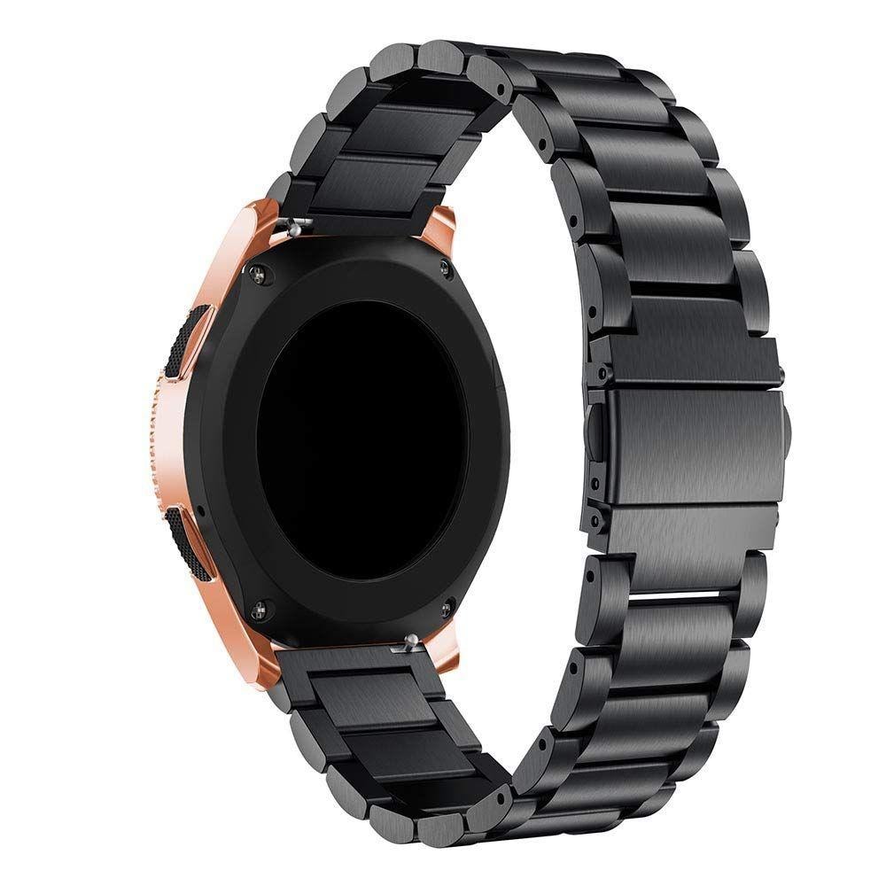Samsung Galaxy Watch 42mm Stilrent linkarmbånd i metal, Sort