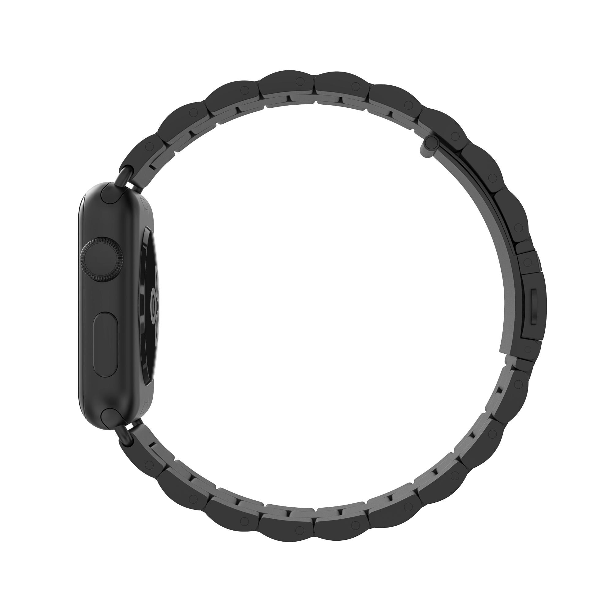 Apple Watch Ultra 49mm 2nd Gen Stilrent linkarmbånd i metal, Sort