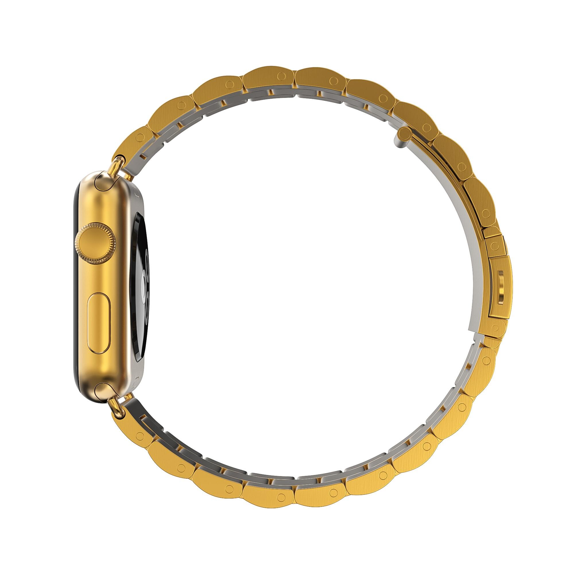 Apple Watch Ultra 49mm 1st Gen Stilrent linkarmbånd i metal, Guld