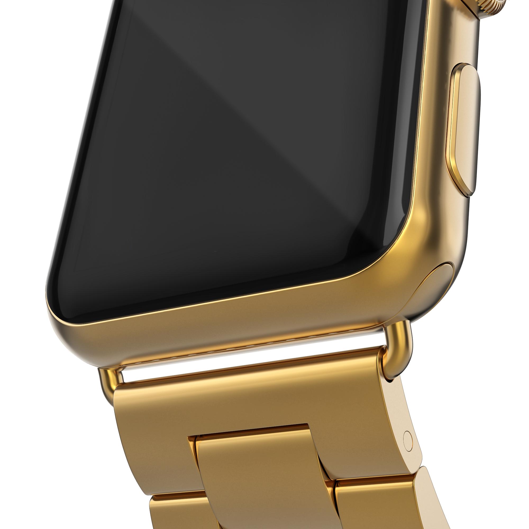 Apple Watch Ultra 49mm 1st Gen Stilrent linkarmbånd i metal, Guld