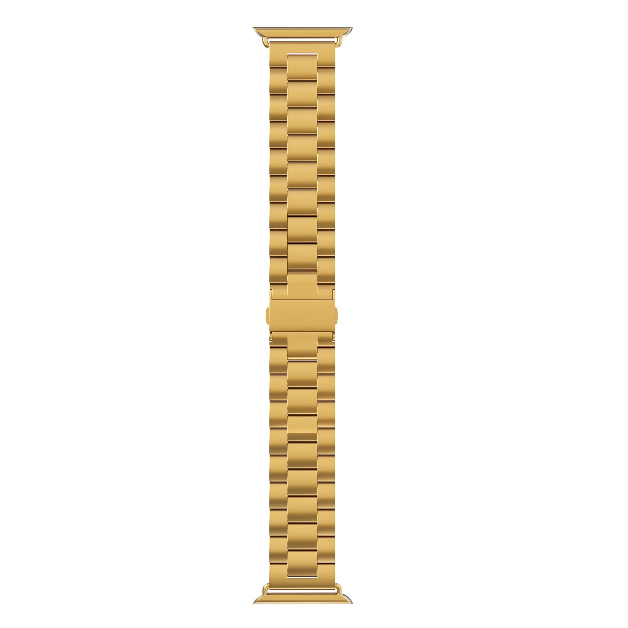 Apple Watch Ultra 49mm 1st Gen Stilrent linkarmbånd i metal, Guld