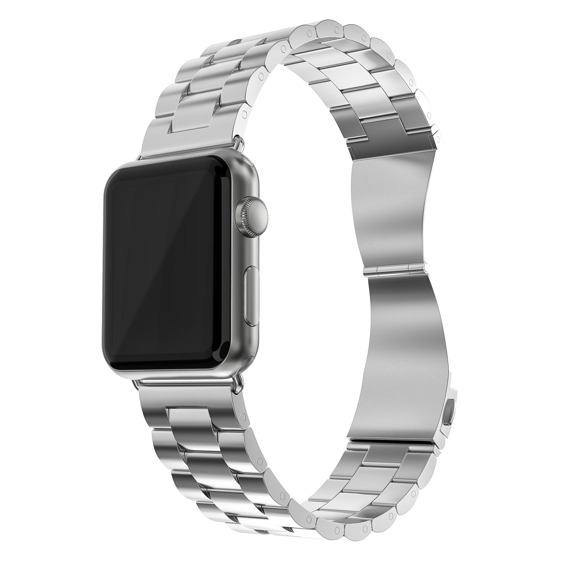 Apple Watch Ultra 49mm 1st Gen Stilrent linkarmbånd i metal, Sølv
