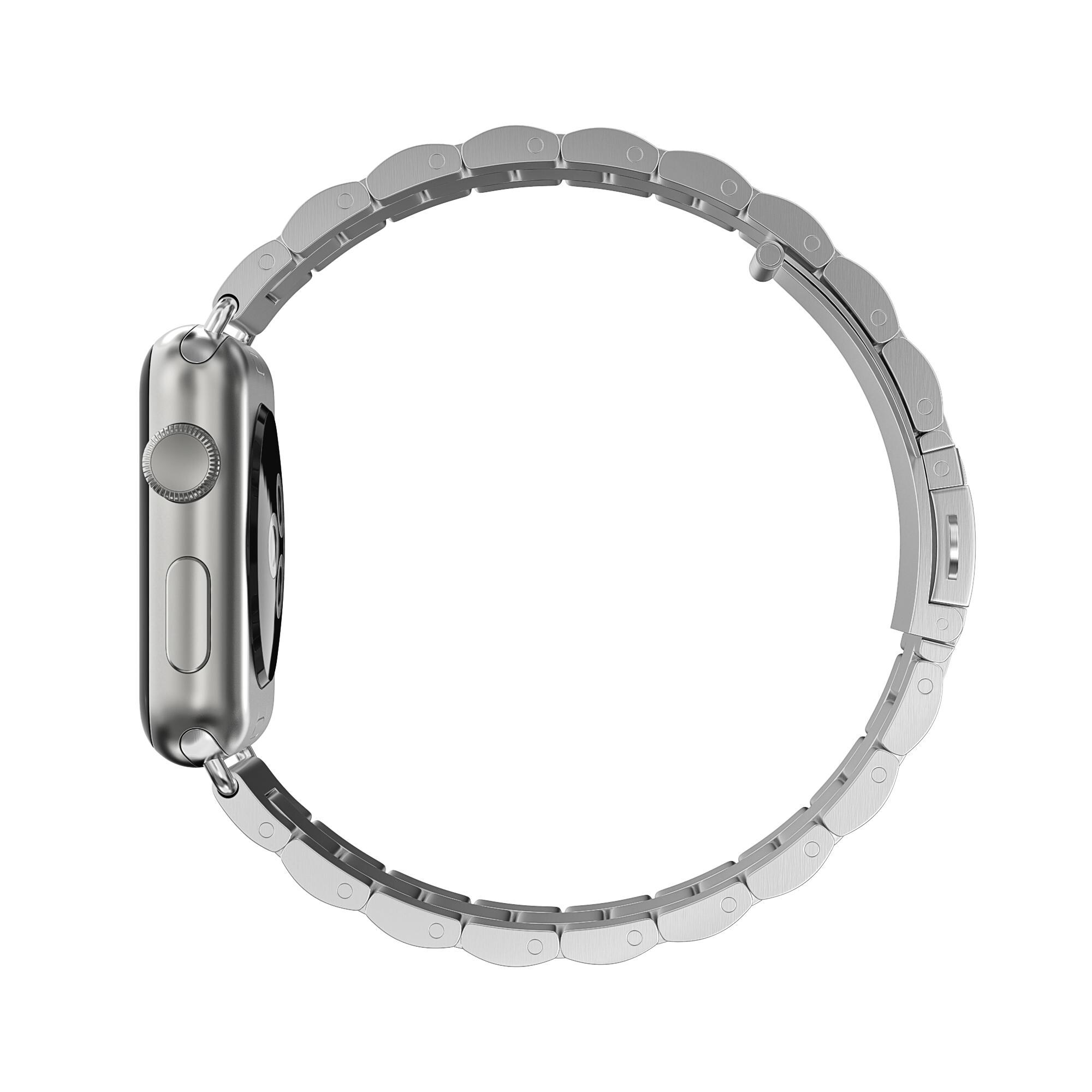 Apple Watch Ultra 49mm 1st Gen Stilrent linkarmbånd i metal, Sølv