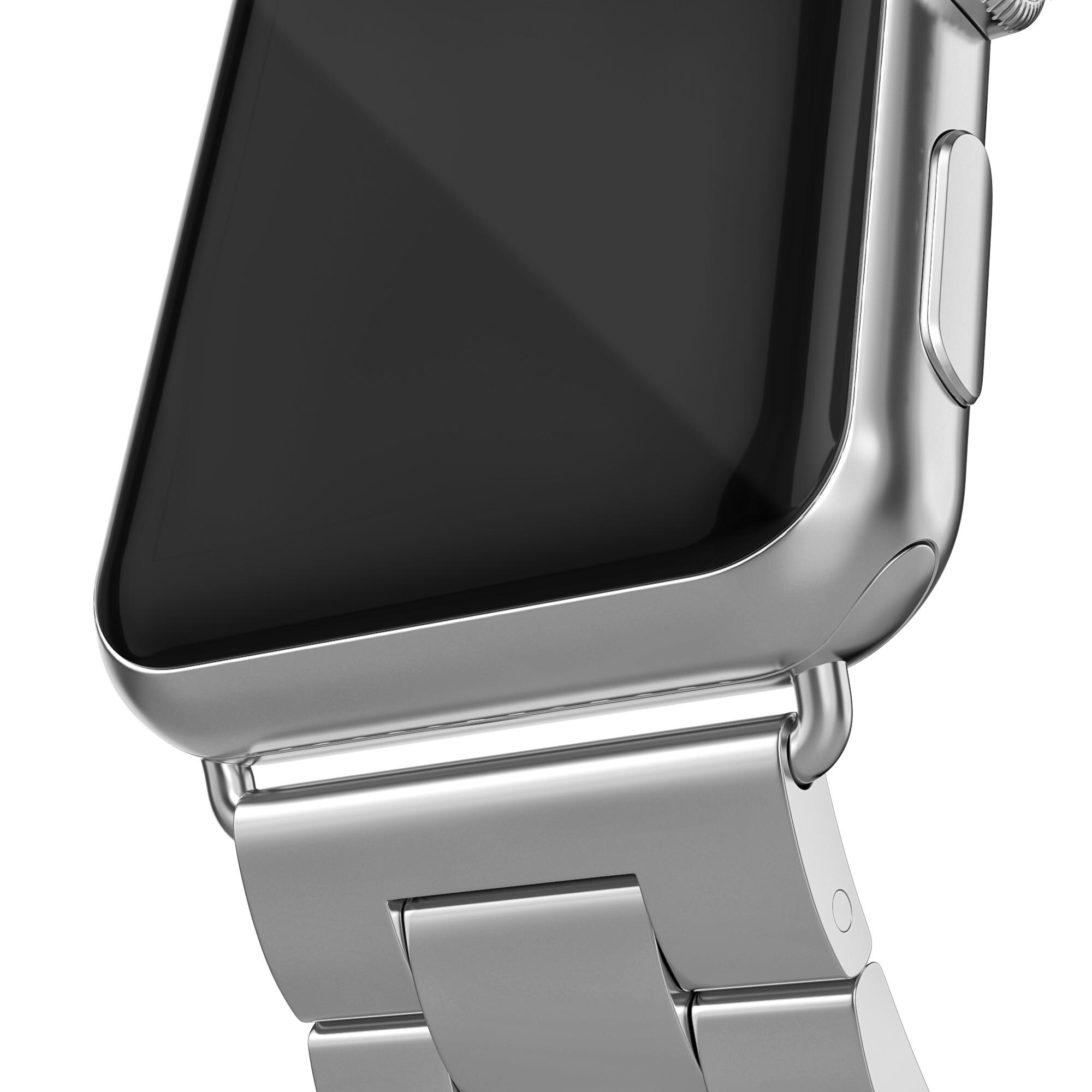 Apple Watch Ultra 49mm 1st Gen Stilrent linkarmbånd i metal, Sølv