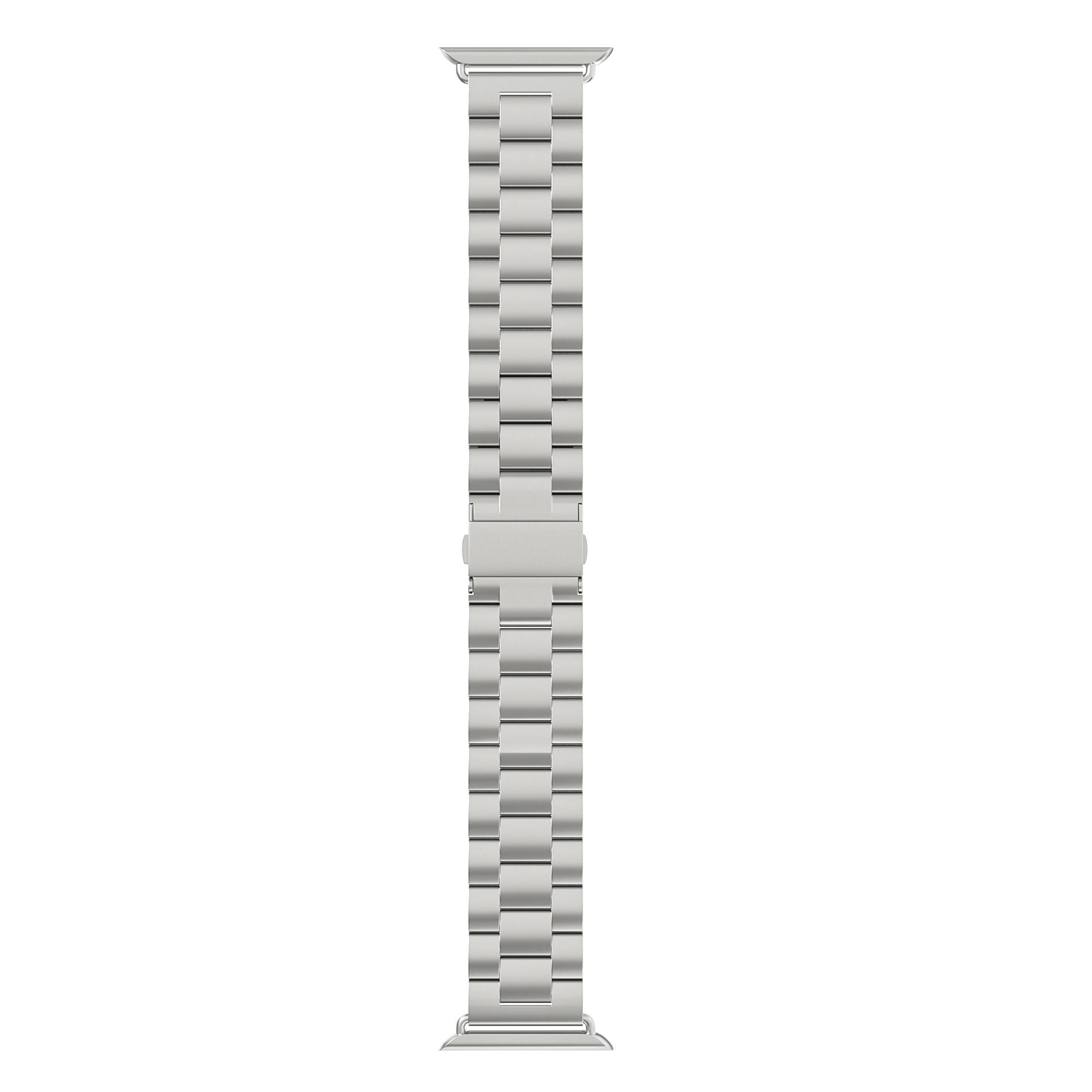Apple Watch Ultra 49mm 1st Gen Stilrent linkarmbånd i metal, Sølv
