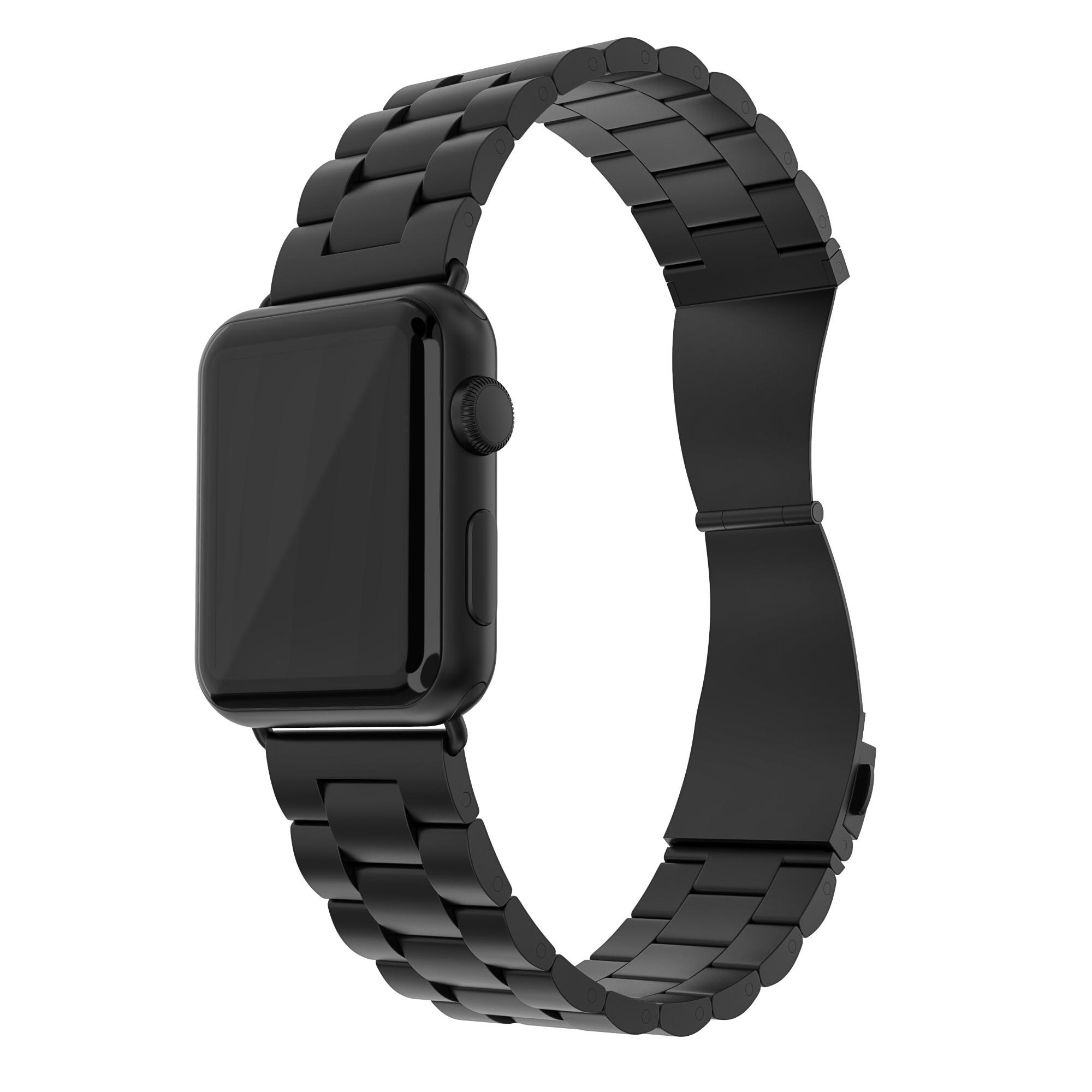 Apple Watch Ultra 49mm 1st Gen Stilrent linkarmbånd i metal, Sort