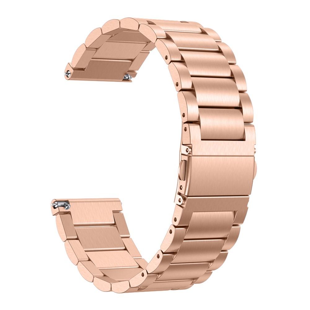 Fitbit Versa/Versa 2 Stilrent linkarmbånd i metal, Rose guld
