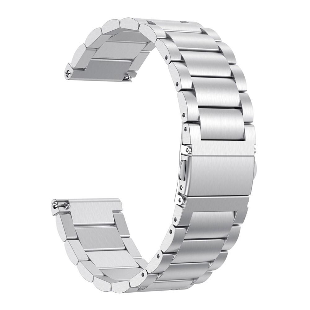 Fitbit Versa/Versa 2 Stilrent linkarmbånd i metal, Sølv