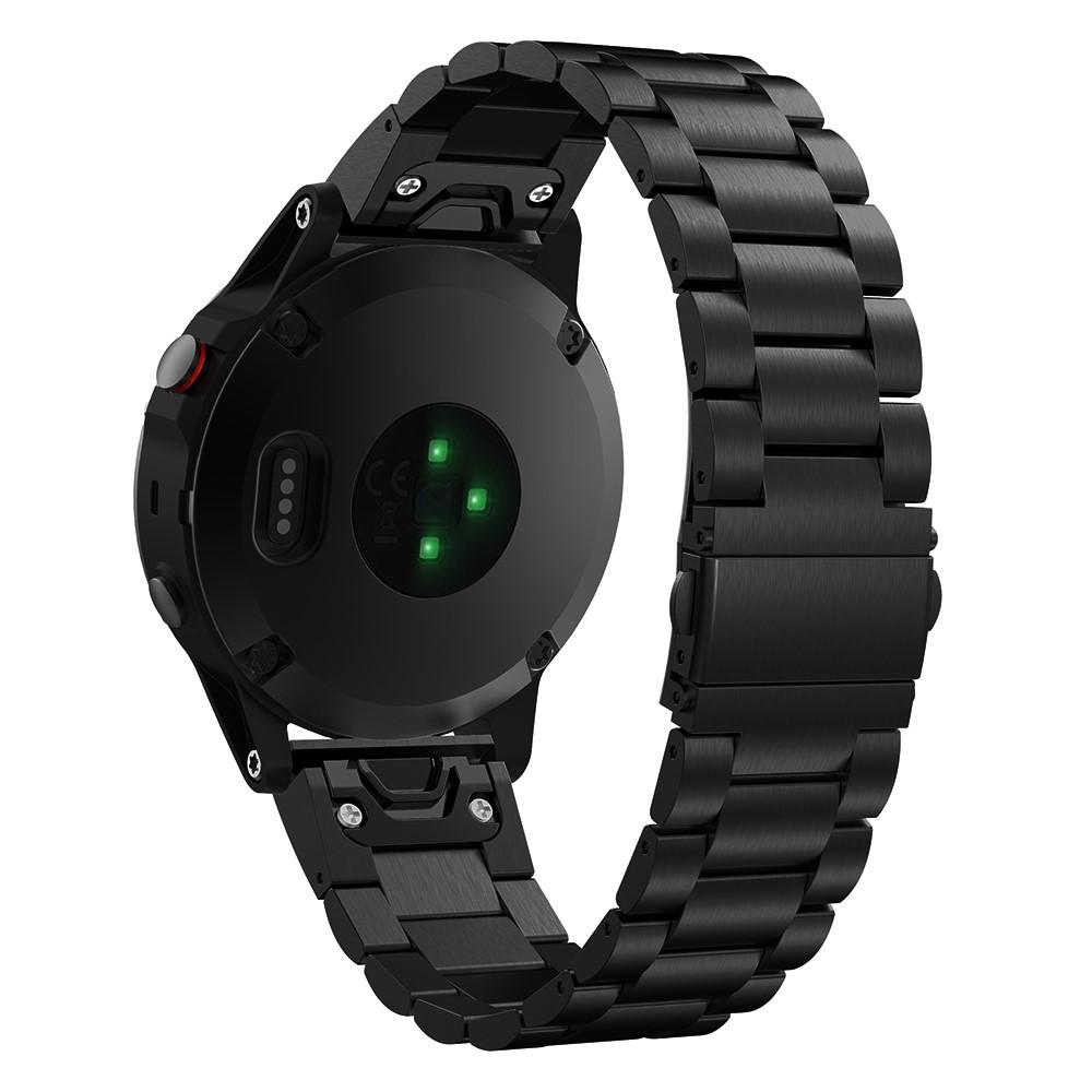 Garmin Forerunner 965 Stilrent linkarmbånd i metal, Sort