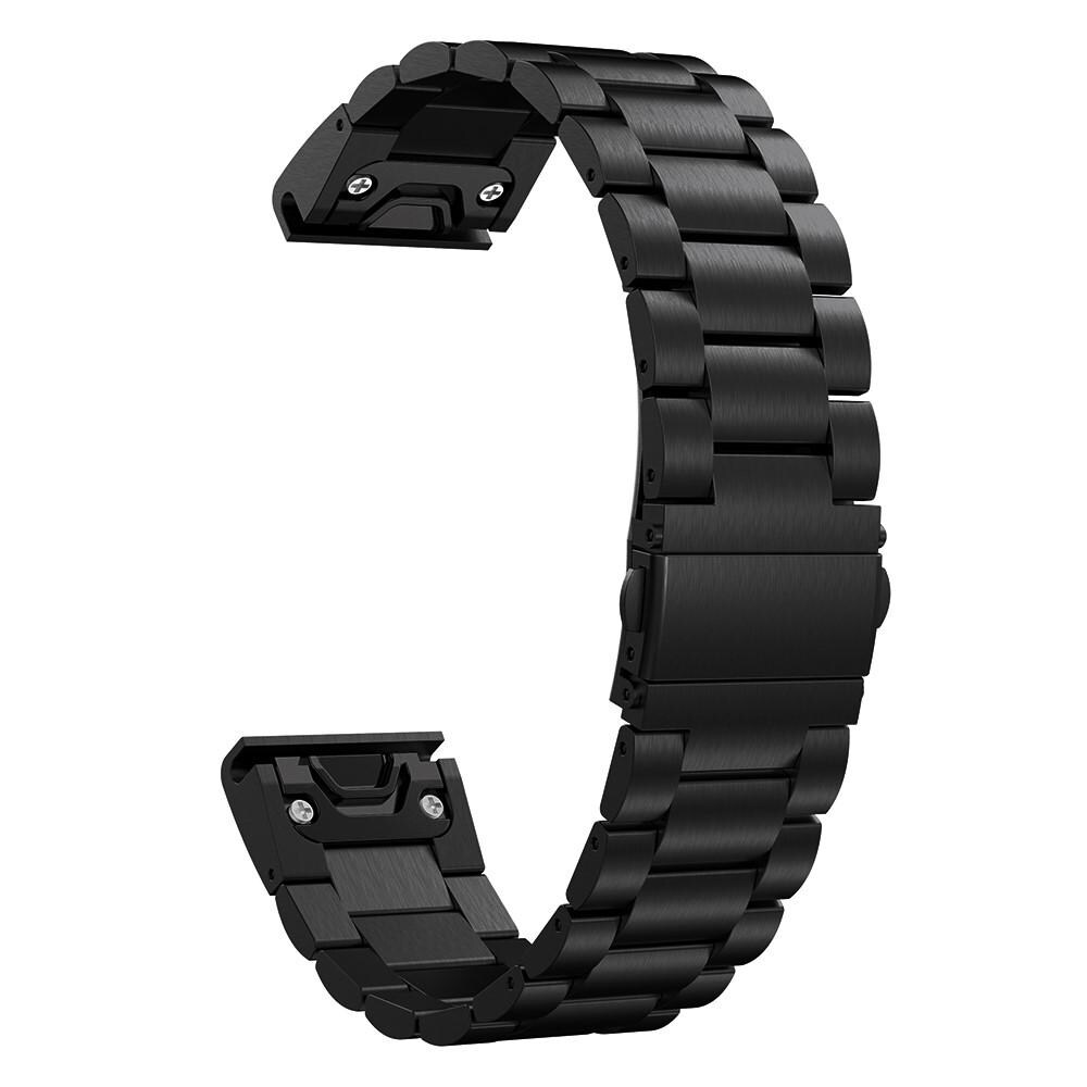Garmin Forerunner 965 Stilrent linkarmbånd i metal, Sort