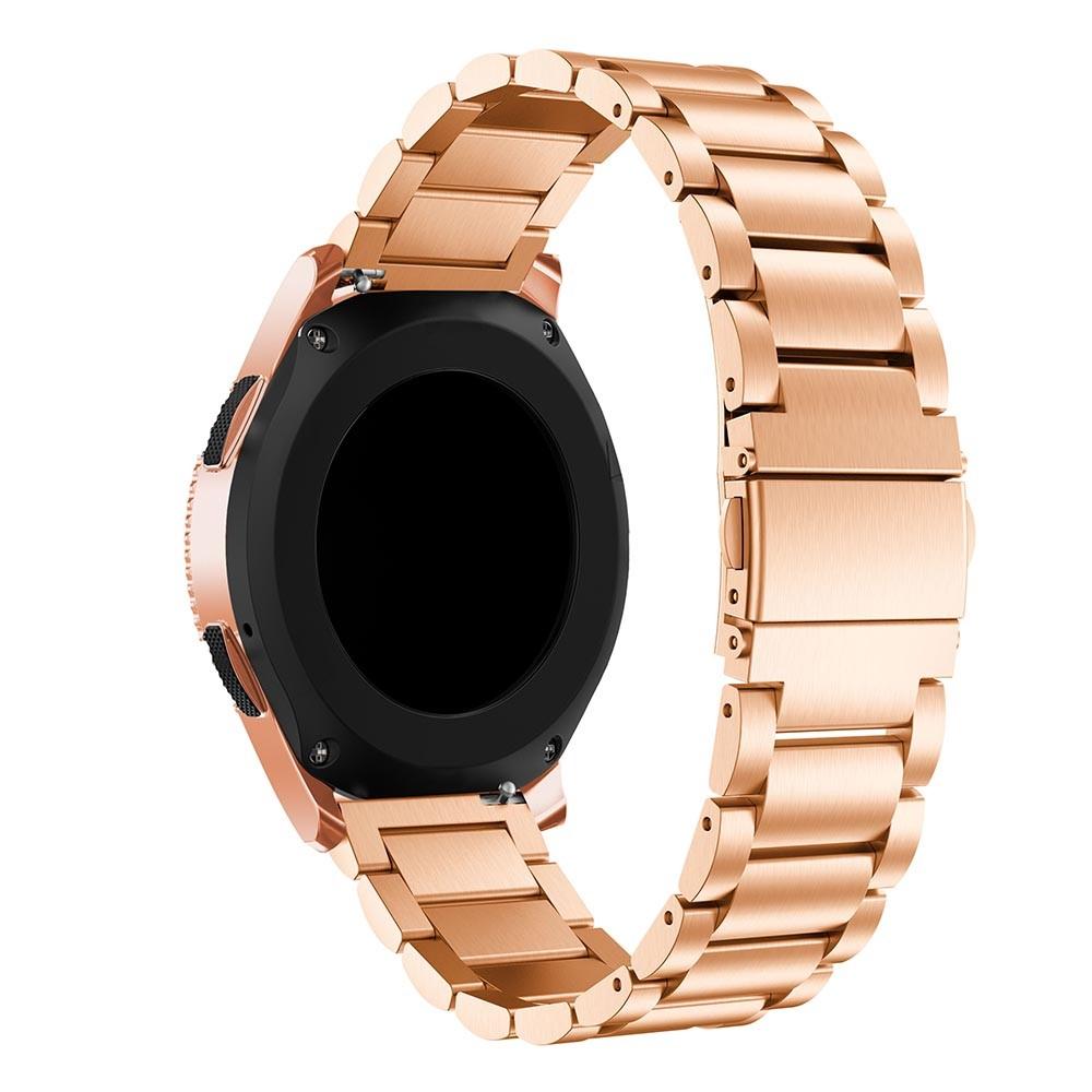 Samsung Galaxy Watch 42mm Stilrent linkarmbånd i metal, Rose guld