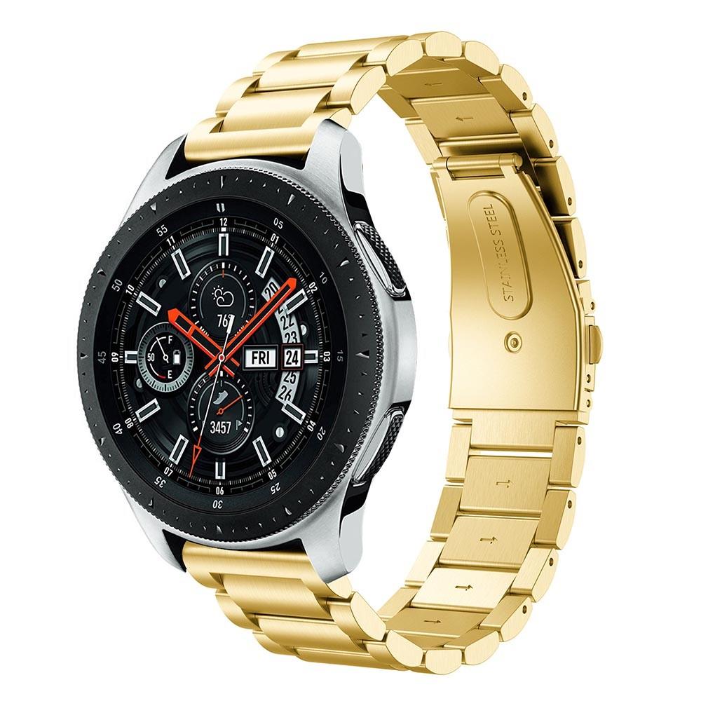 Samsung Galaxy Watch 46mm Stilrent linkarmbånd i metal, Guld